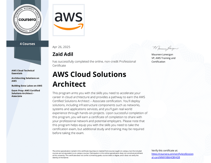 AWS Cloud Solutions Architect