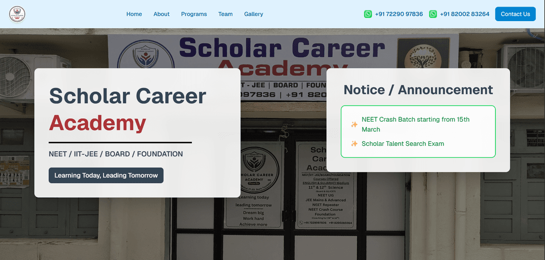 Scholar Career Academy