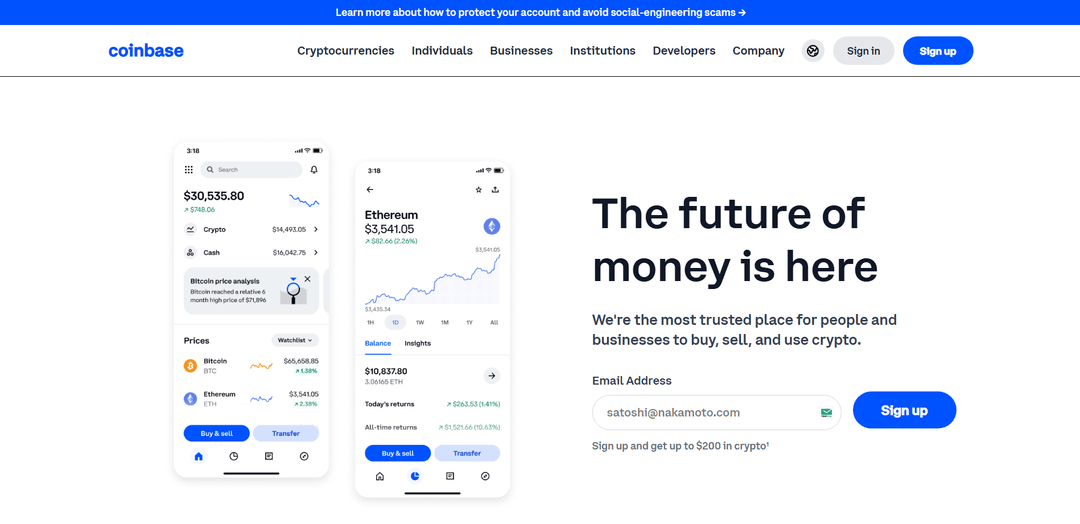 Coinbase clone